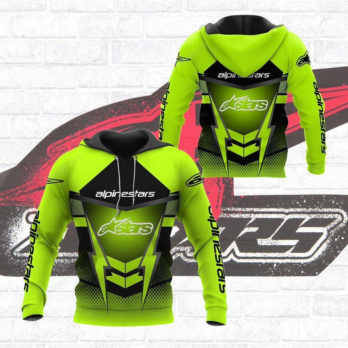 3D All Over Printed Alpinestars Shirts Ver 28