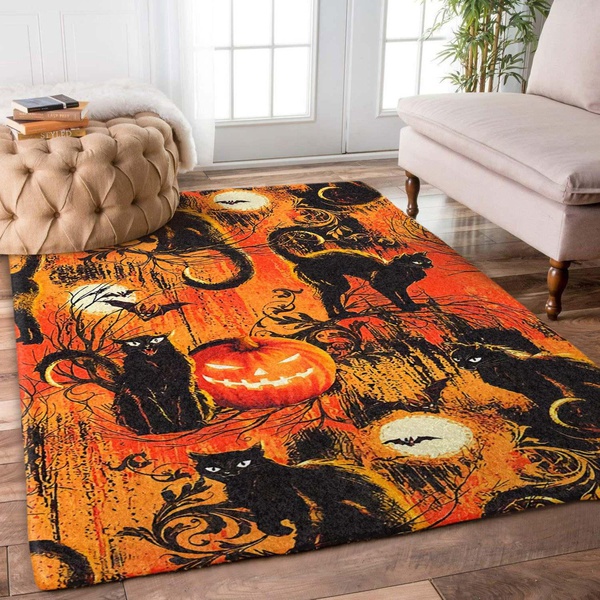 Halloween Anti-Skid Plush Velour Area Rug | Ar2021