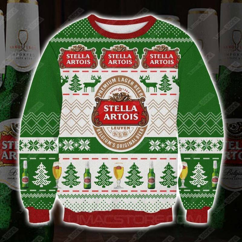 Stella Artoias SAV2 3D Print Ugly Christmas Sweatshirt