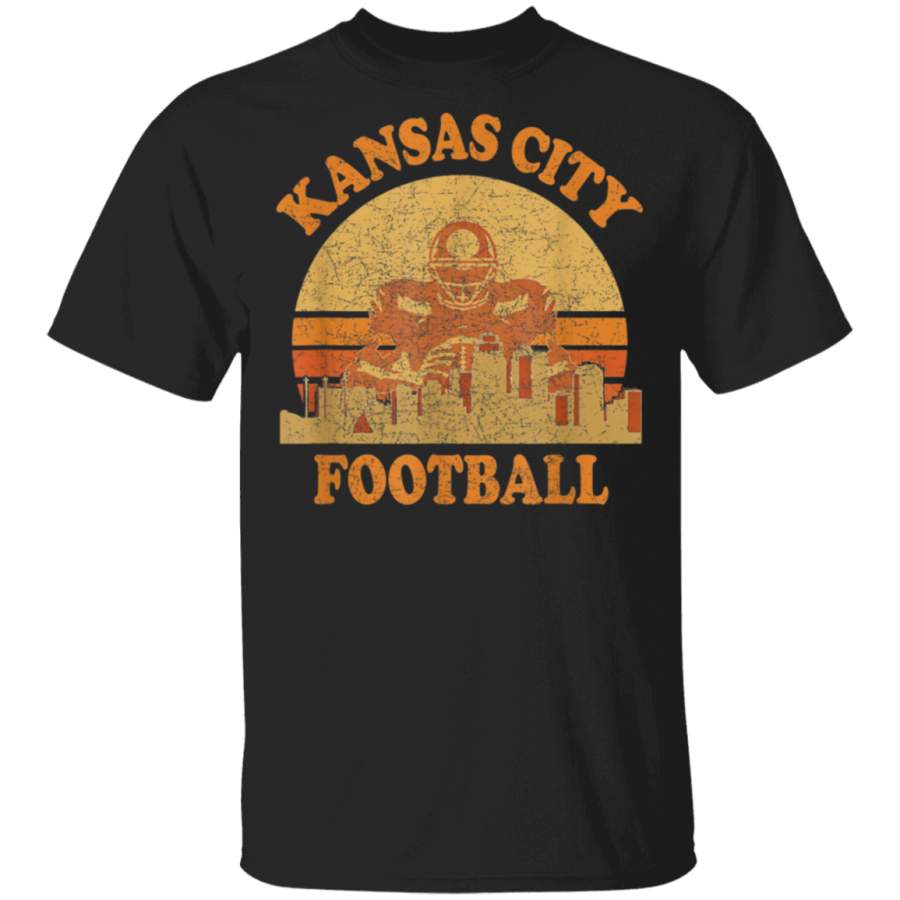 Kansas City Football Classic Retro Vintage Design TShirt