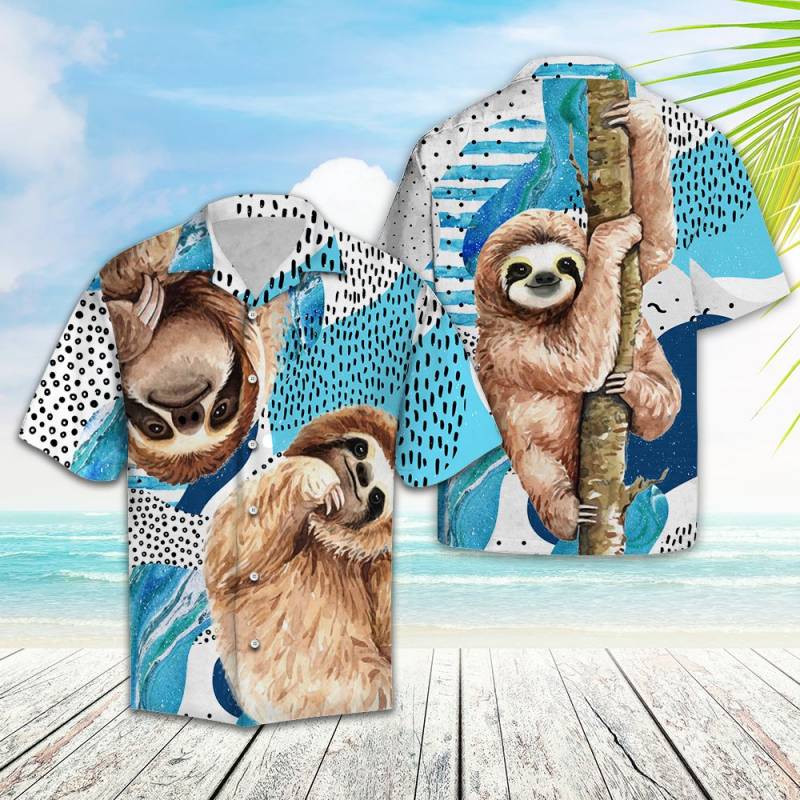 Awesome Sloth TG5806- Hawaiian Shirt