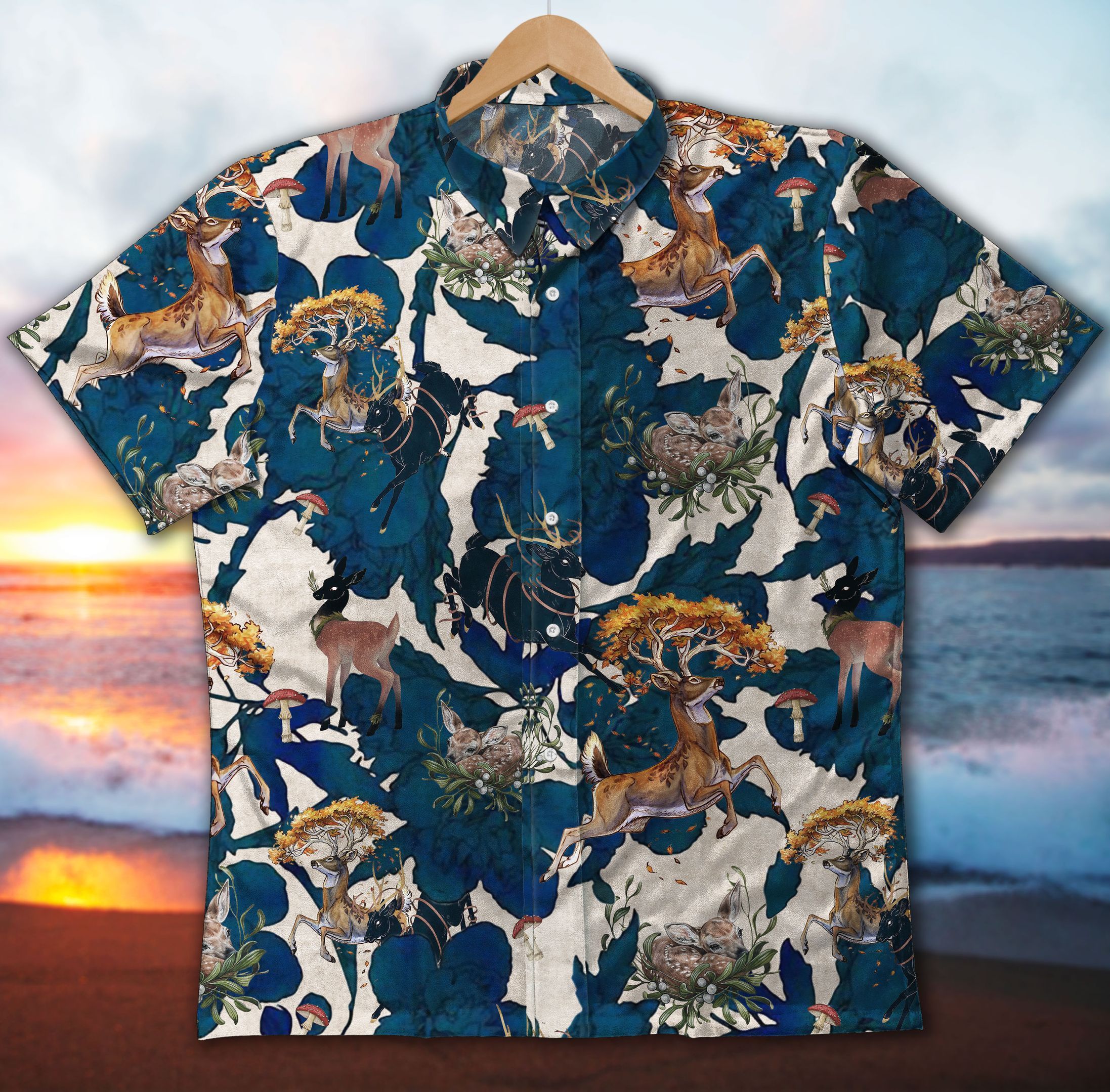 Vintage Deer Hunting Hawaiian Shirt – Multiplaon Store