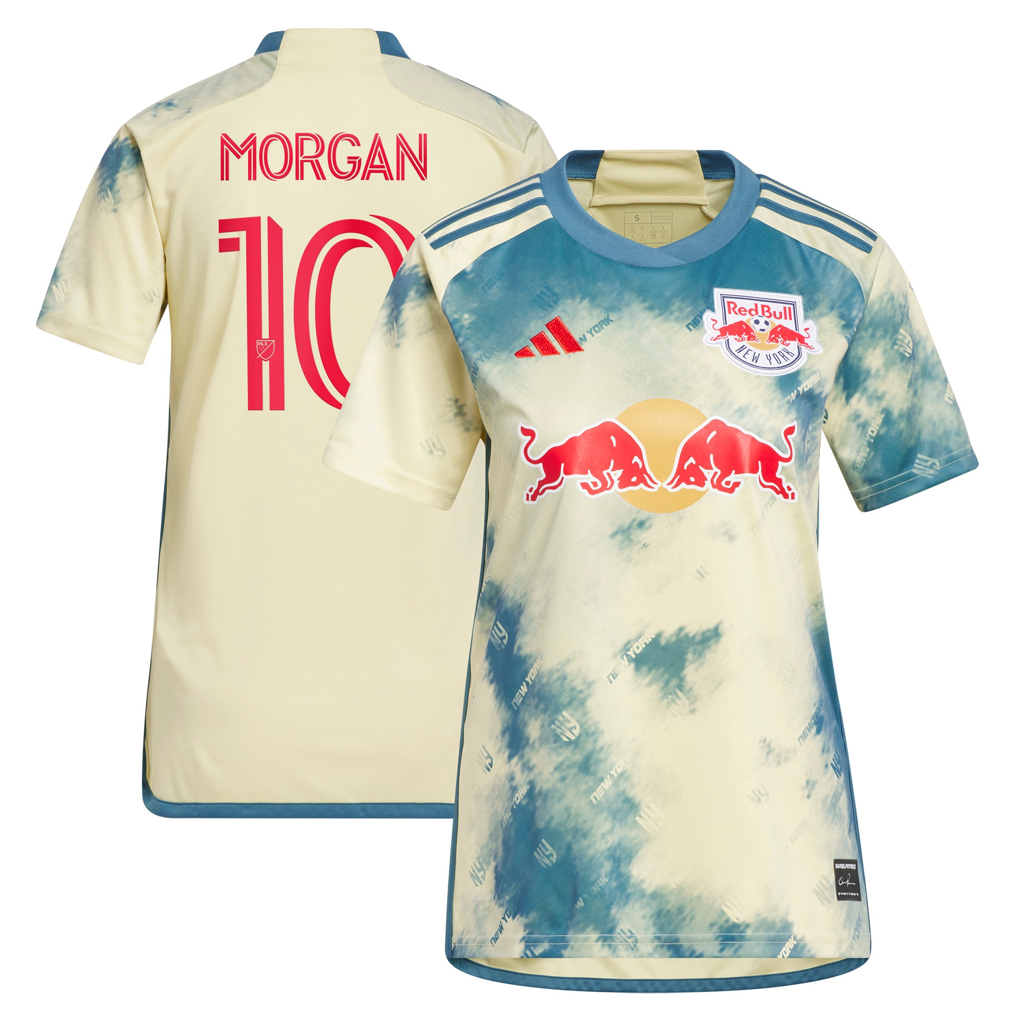 Lewis Morgan New York Red Bulls Women's 2023 Daniel Patrick Kit Replica Jersey – Yellow