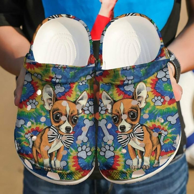 Gentleman Chihuahua Lovers 102 Gift For Lover Rubber clog Shoes Comfy Footwear