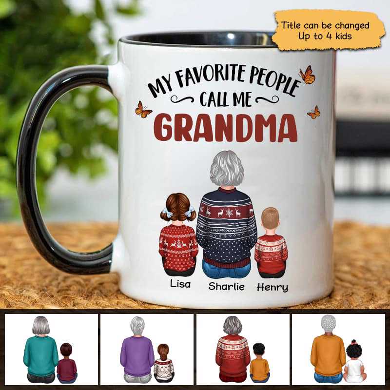 Grandkids Favorite People Personalized Mug