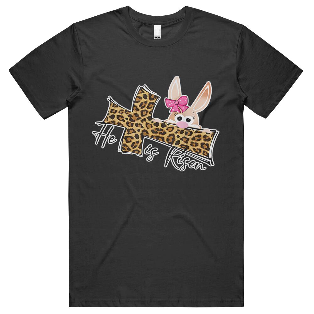 Easter For Christian Teen Girls Mom He Is Risen Leopard Men T Shirts