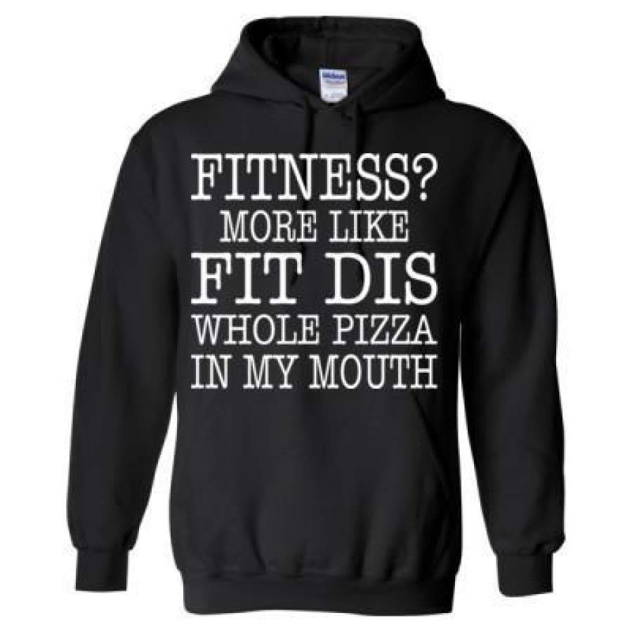 AGR Fitness More Like Fit This Whole Pizza In My Mouth – Heavy Blend™ Hooded Sweatshirt