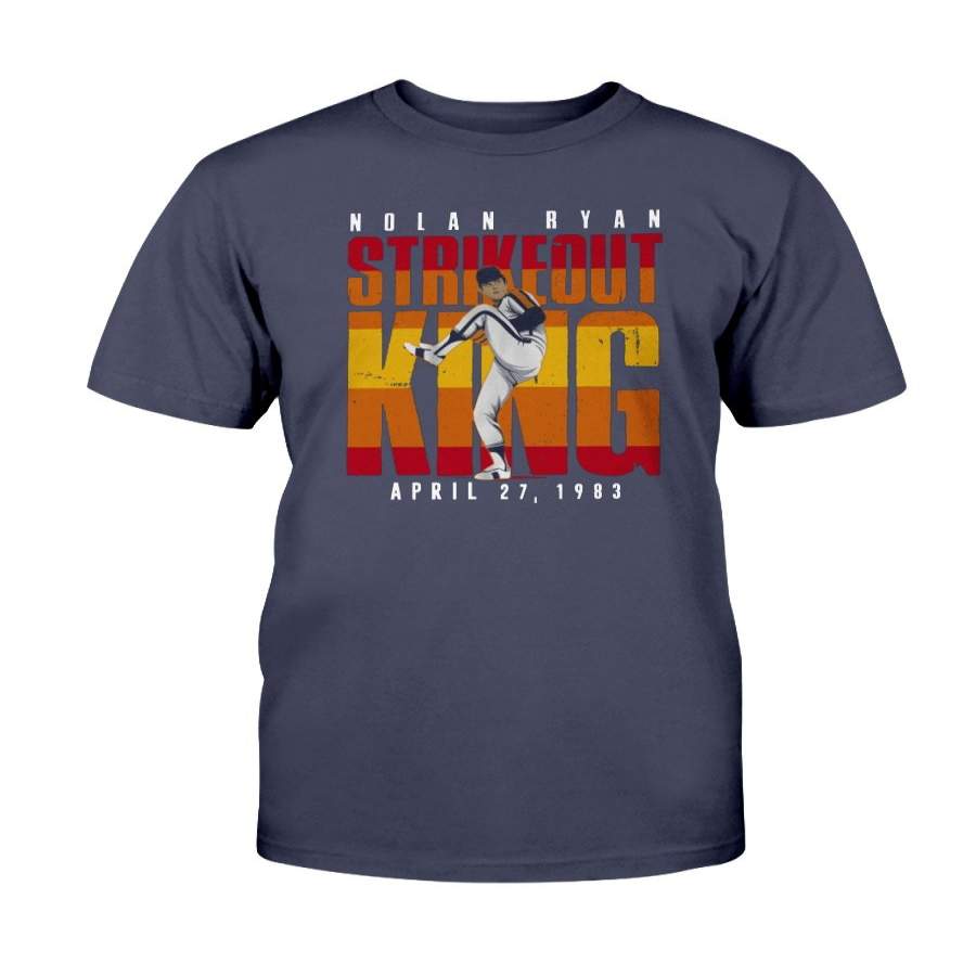 Nolan Ryan: Strikeout King T-Shirt – Texas Rangers, and Houston Astros