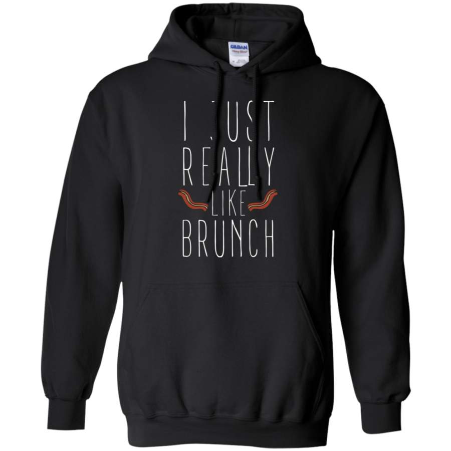 AGR I just really like brunch Gildan Pullover Hoodie