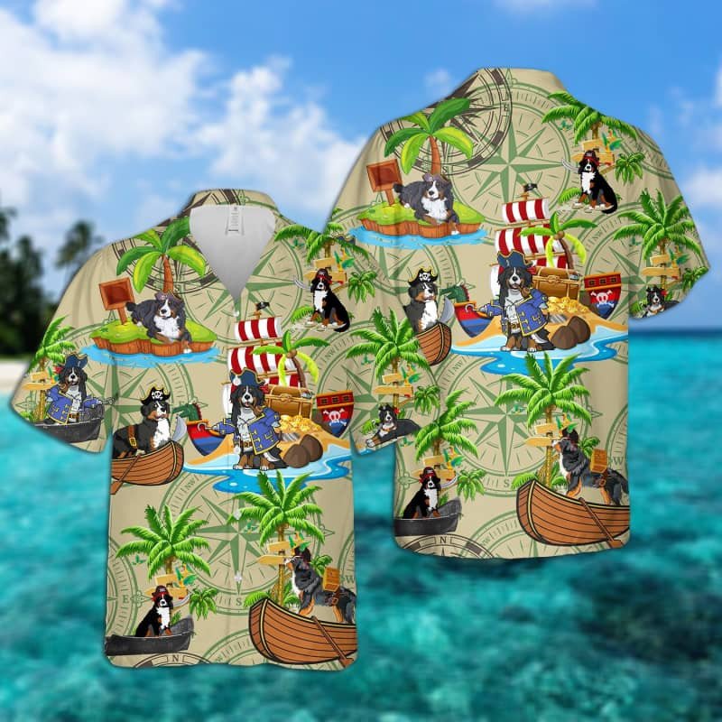 Felacia Bernese Mountain Pirates Hawaii Shirt Ha85517