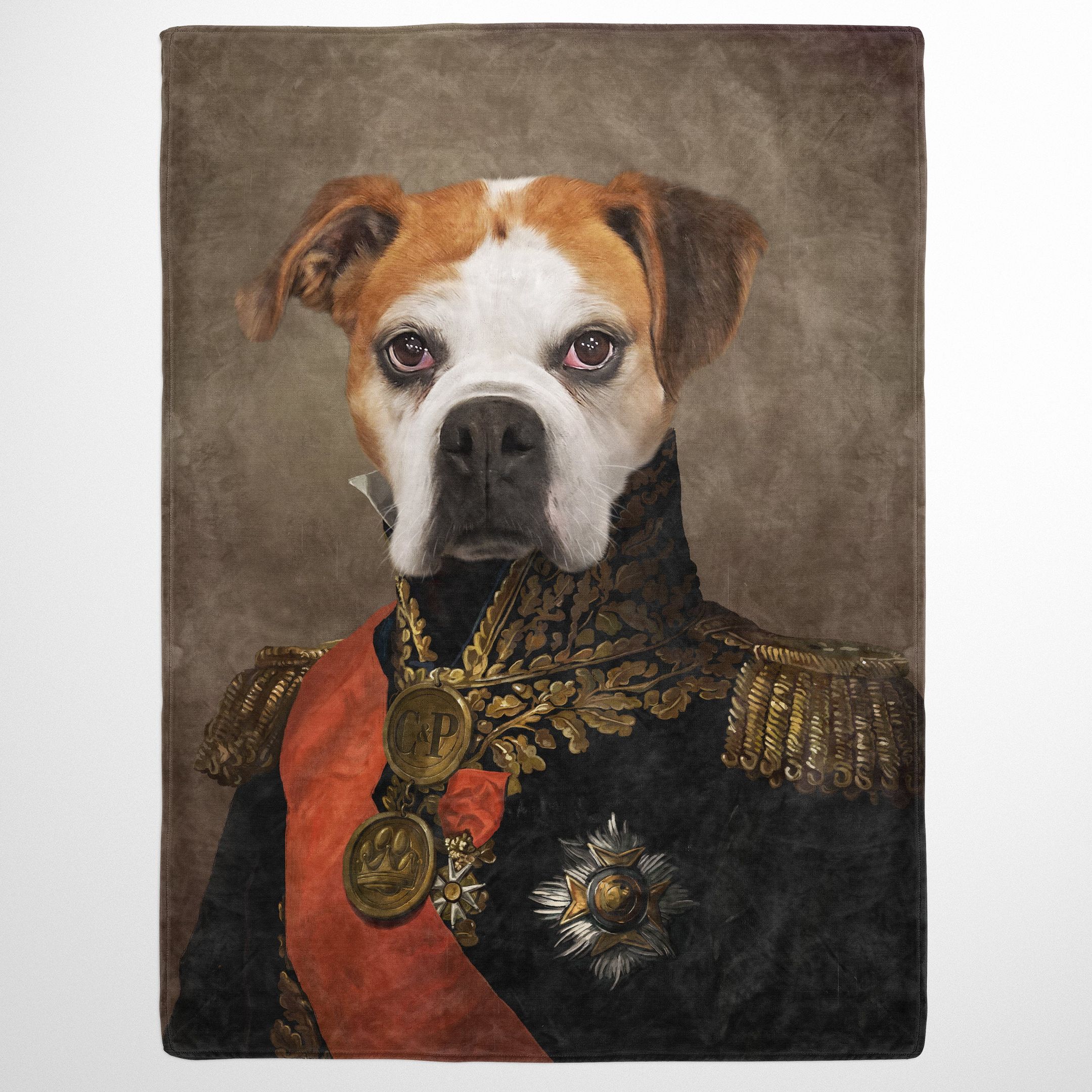 The Major Renaissance costume Custom Pet Quilt Blanket