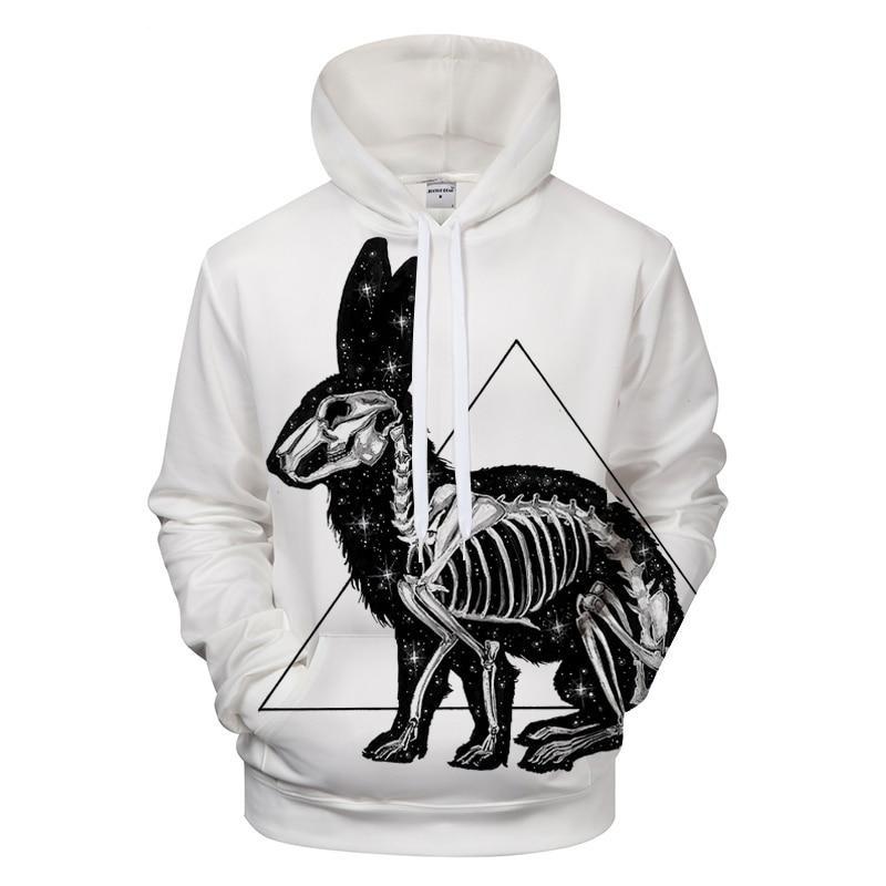 Rabbit Skeleton Hoodie