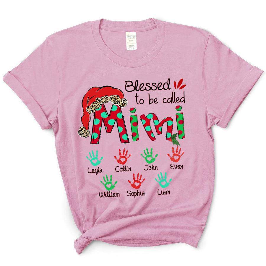 Christmas-Blessed To Be Called Mimi | Personalized T-Shirt