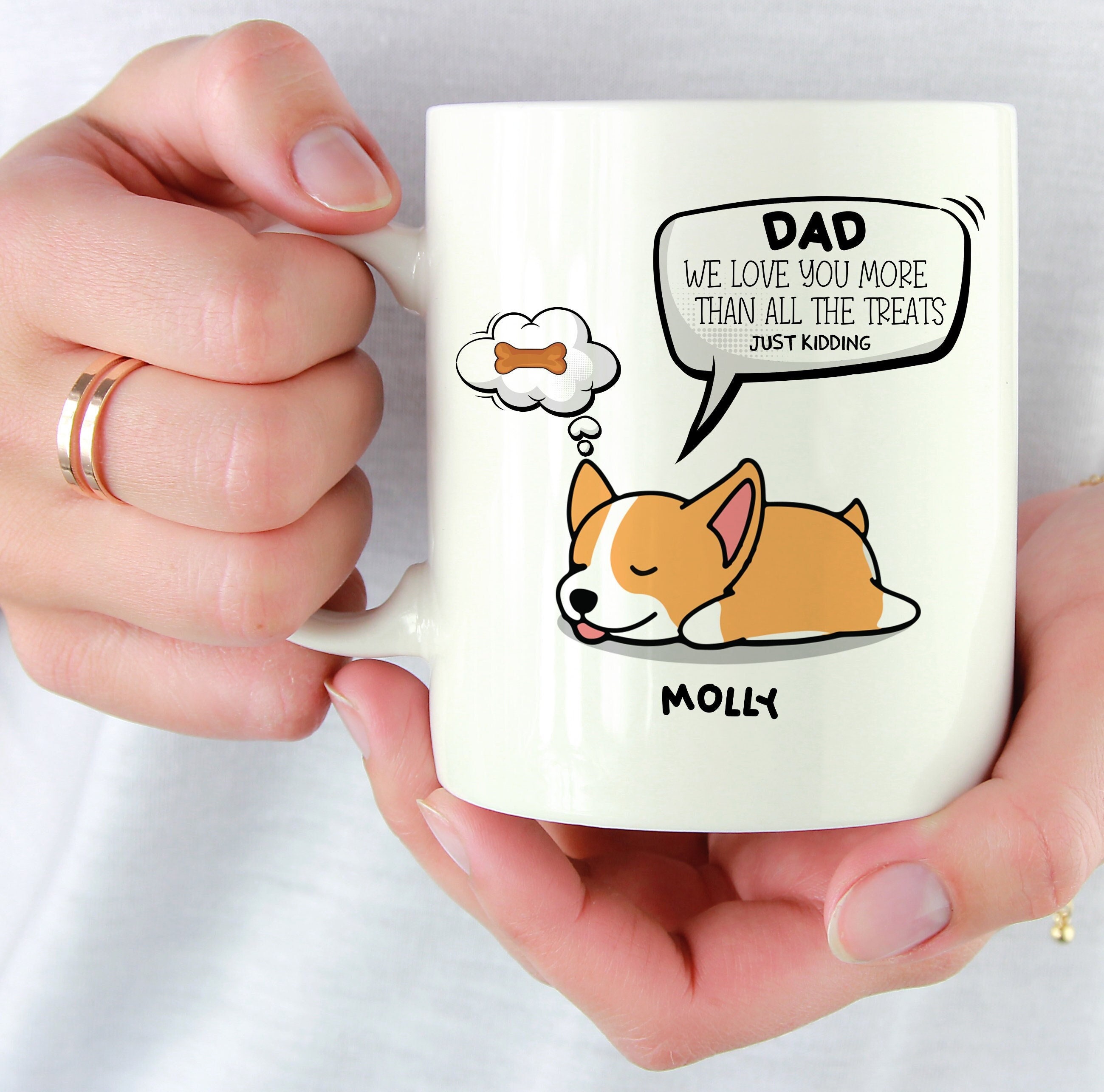 Personalized Mug, Dog Dad, Fathers Day Gifts, Dad Birthday Gifts, Dad Gifts, Gifts For Dad, Gifts For Men, Fathers Day Gifts From Daughter