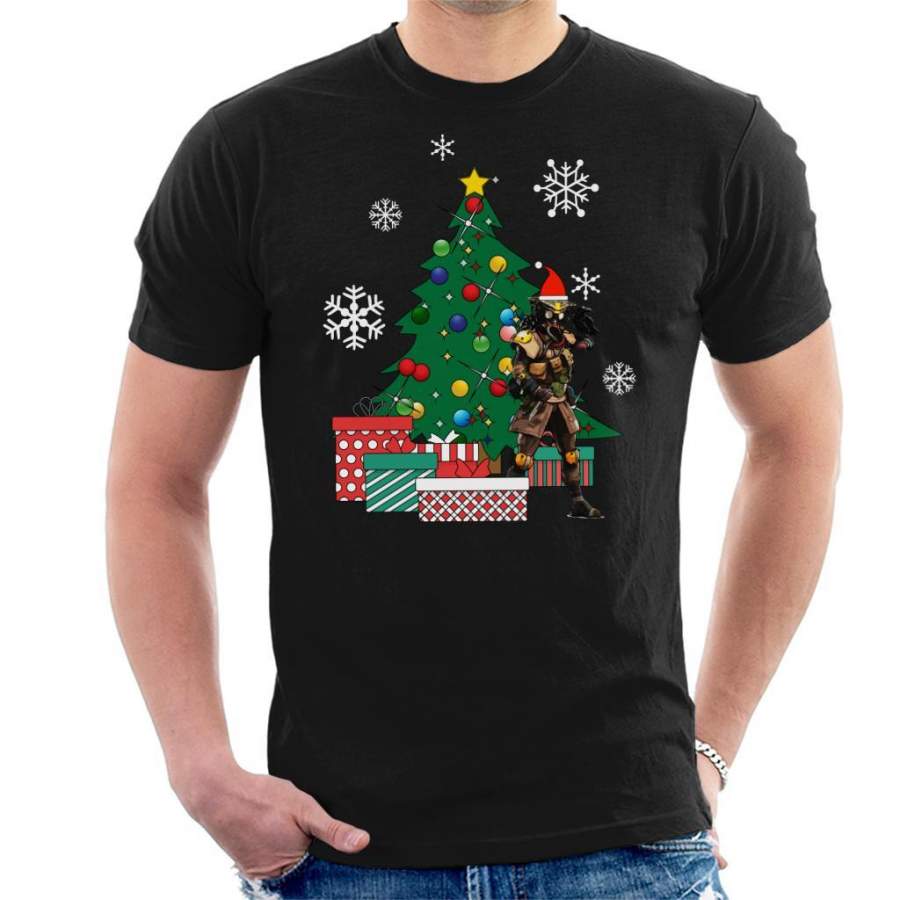 Apex Legends Bloodhound Around The Christmas Tree Men’s T-Shirt