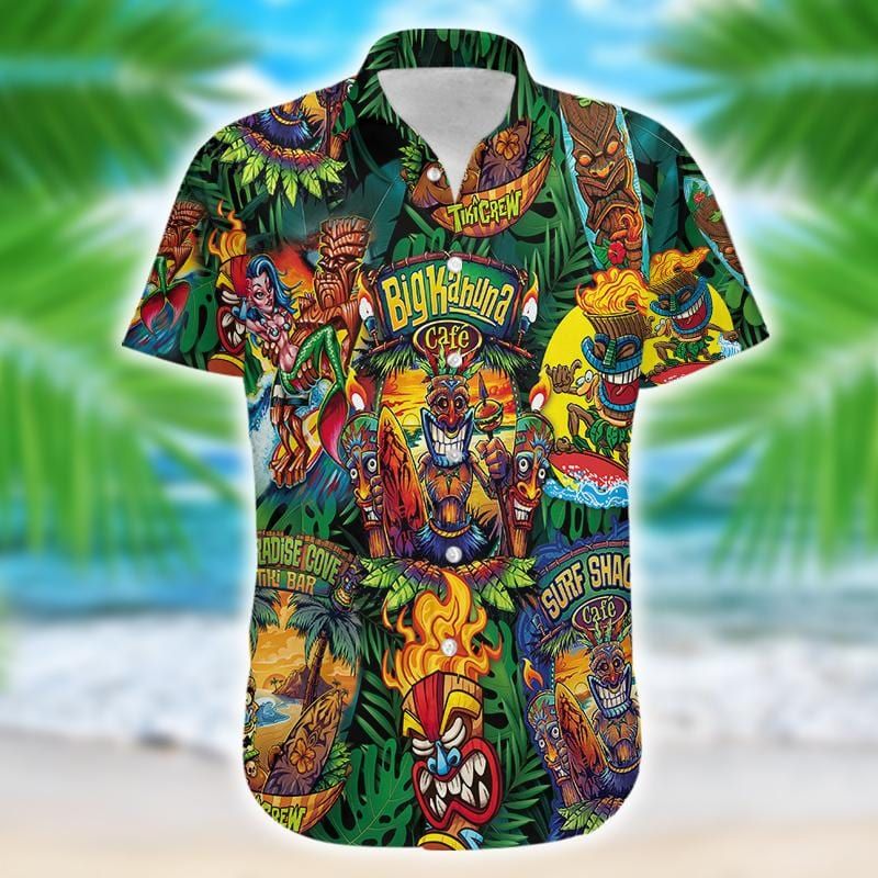 Hawaii Aloha Shirts Tiki Crew Ha45906