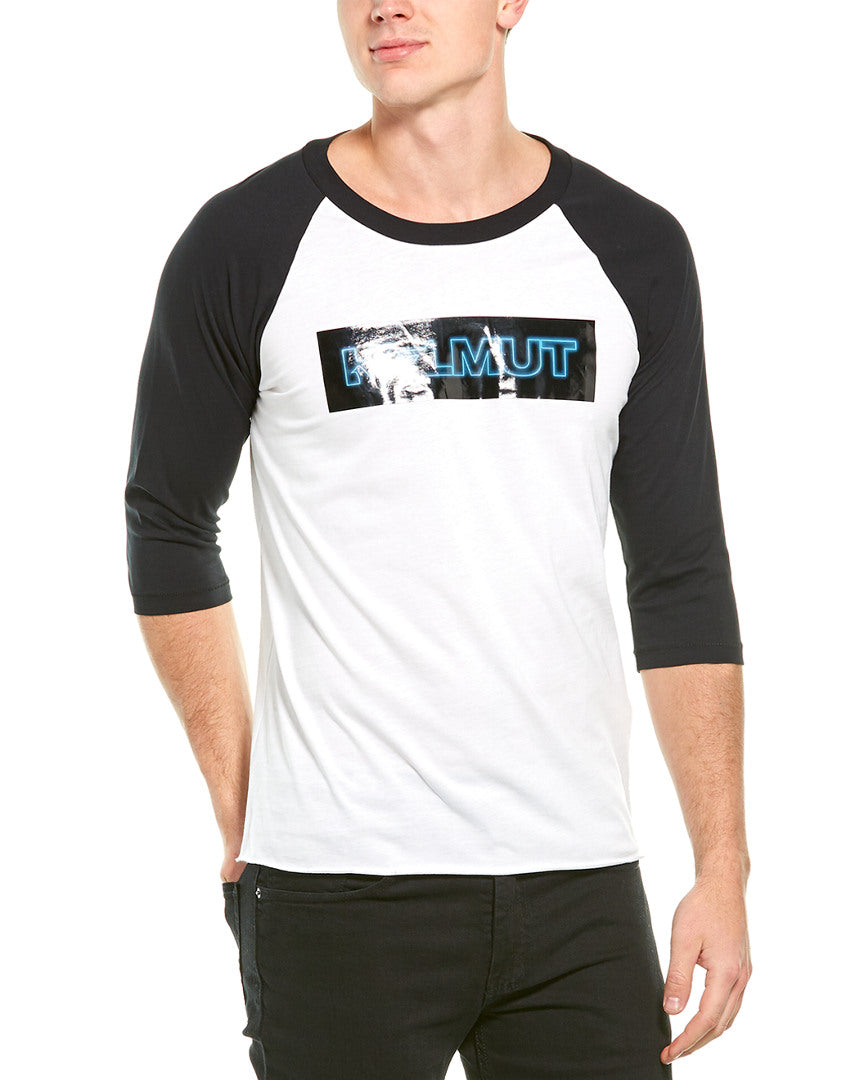 Helmut Lang Pigeon Baseball T-Shirt