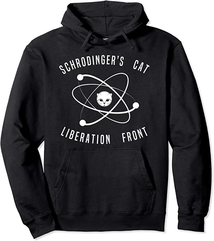 Schrodingers Cat Hoodie, FUnny Kitten Science Apparel