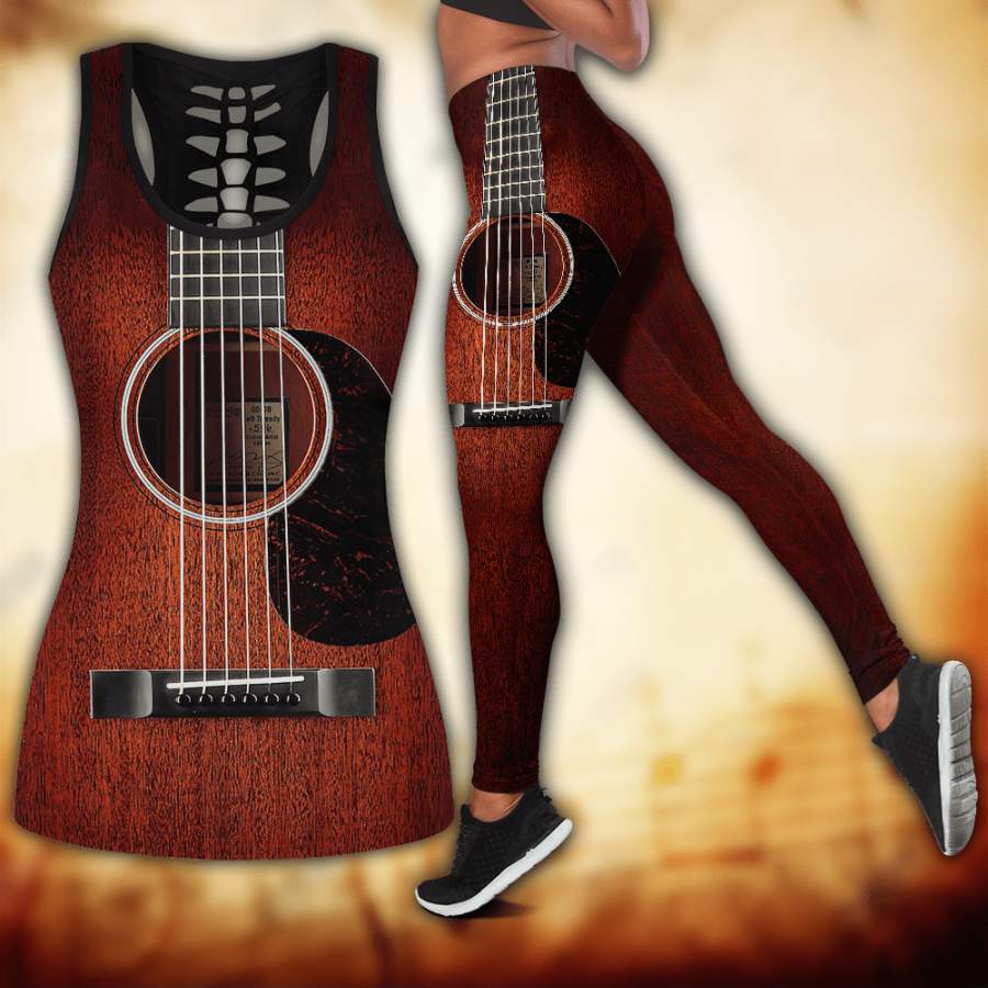 Wood Guitar Combo Tank + Legging