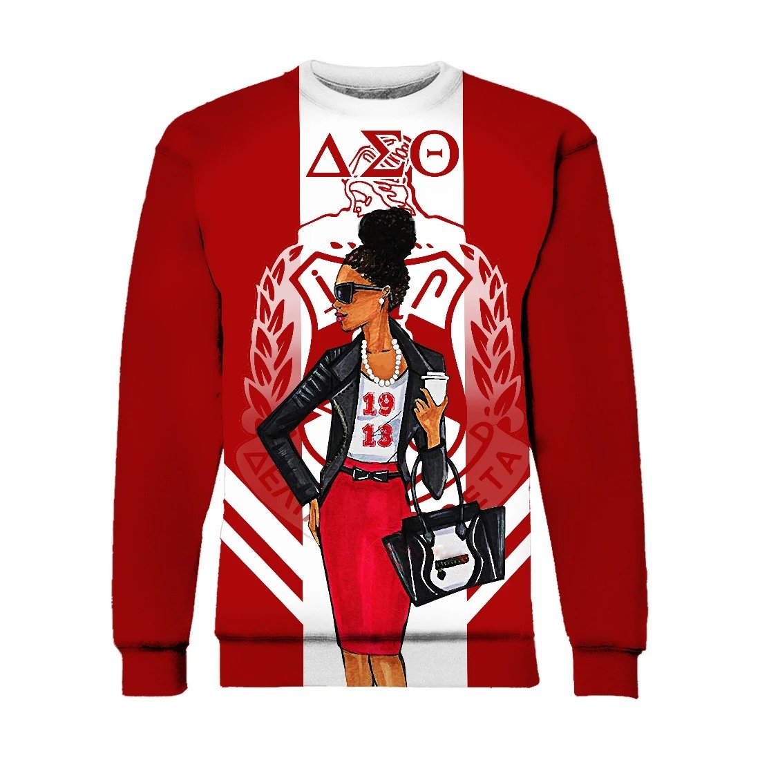 Greek Life Sweatshirt – Delta Sigma Theta Modern Girl Sweatshirt J5