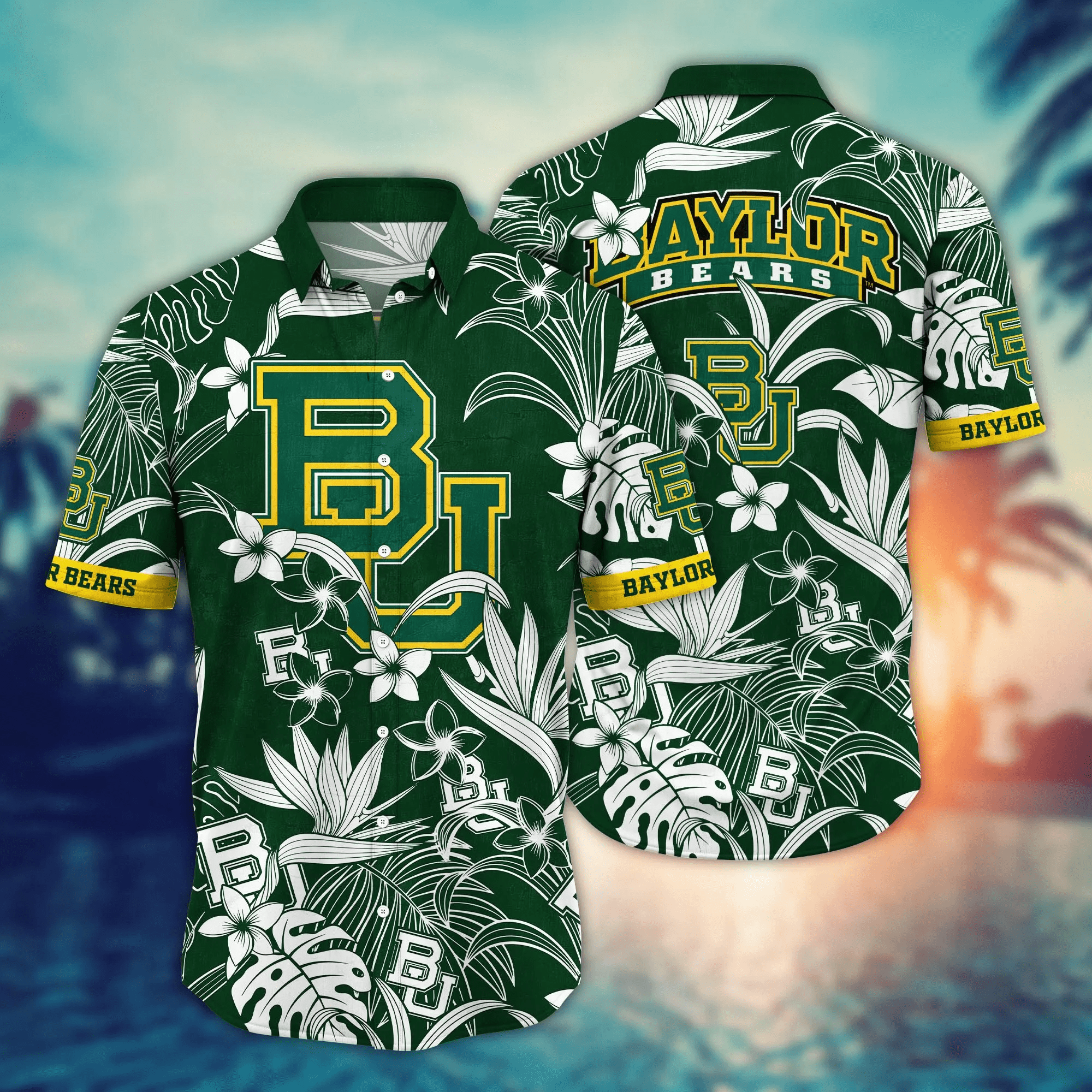 Baylor Bears NCCA Hawaiian Shirt Music Festivalstime Aloha Shirt