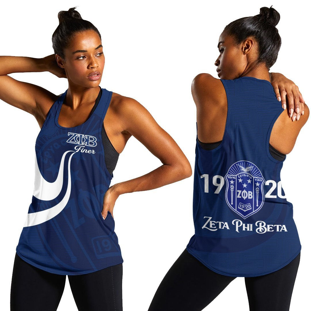 Sorority Tank Top – Zeta Phi Beta Sorority Women’S Racerback Tank Top