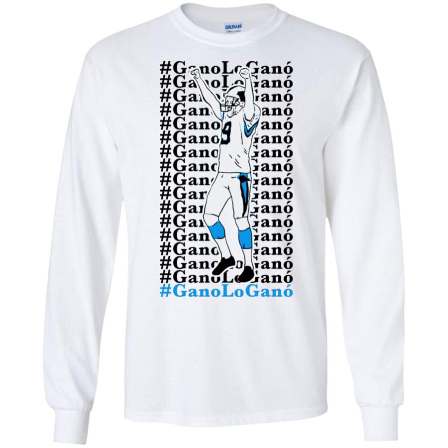 AGR Gano Lo Ganó Carolina Panthers Long Sleeve Shirt