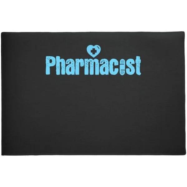 Pharmacist Heart Druggist Band Aid Chemist Doormat Welcome Mat House Warming Gift Home Decor Funny Doormat Gift Idea