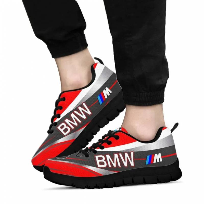 3D Printed BMW NTA Sneakers Ver8 For Men & Women (Red)