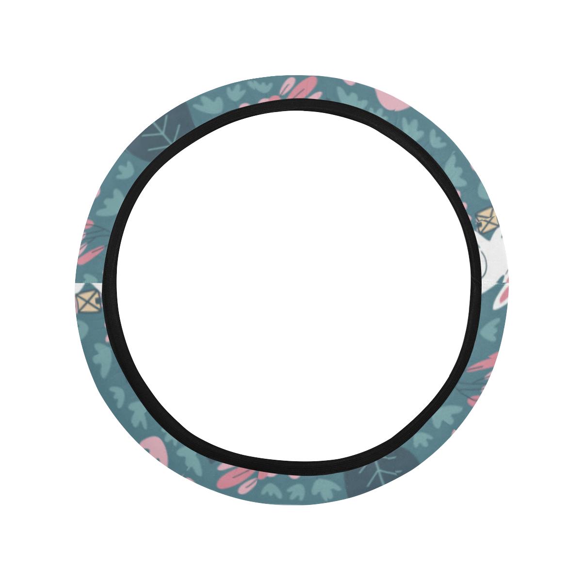 Cute rabbit pattern Car Steering Wheel Cover