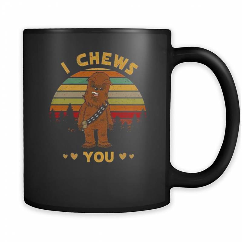 Trunk Candy I Chews You Chewbacca Retro Vintage – Mug