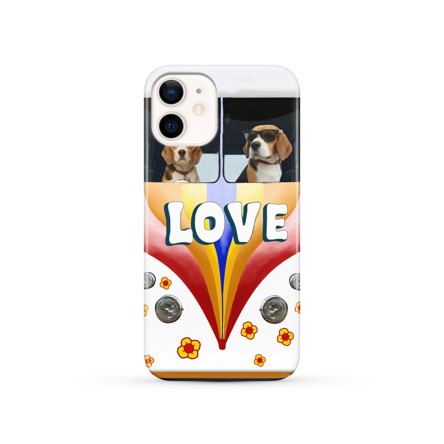 Beagle Dog Love Peace Phone Case