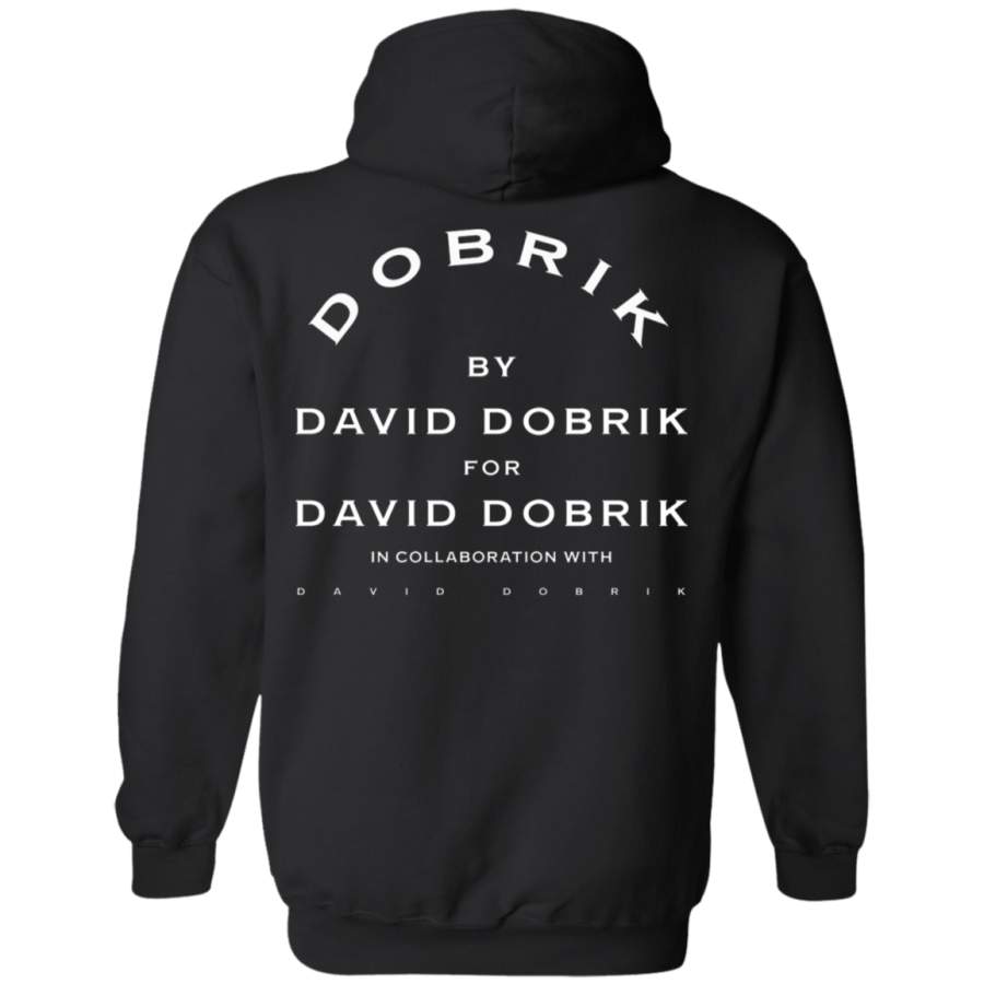 Dobrik by david Back print Pullover Hoodie