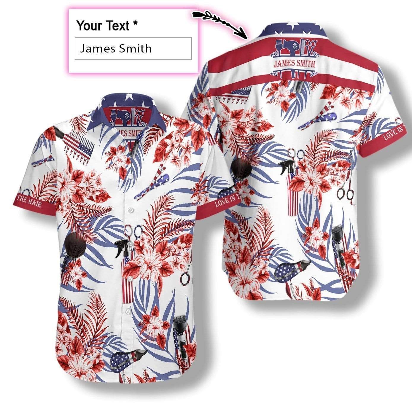 Cover Your Body With Amazing Personalized Hairstylist Tropical Hawaii Aloha Shirts Custom Name Ha64132