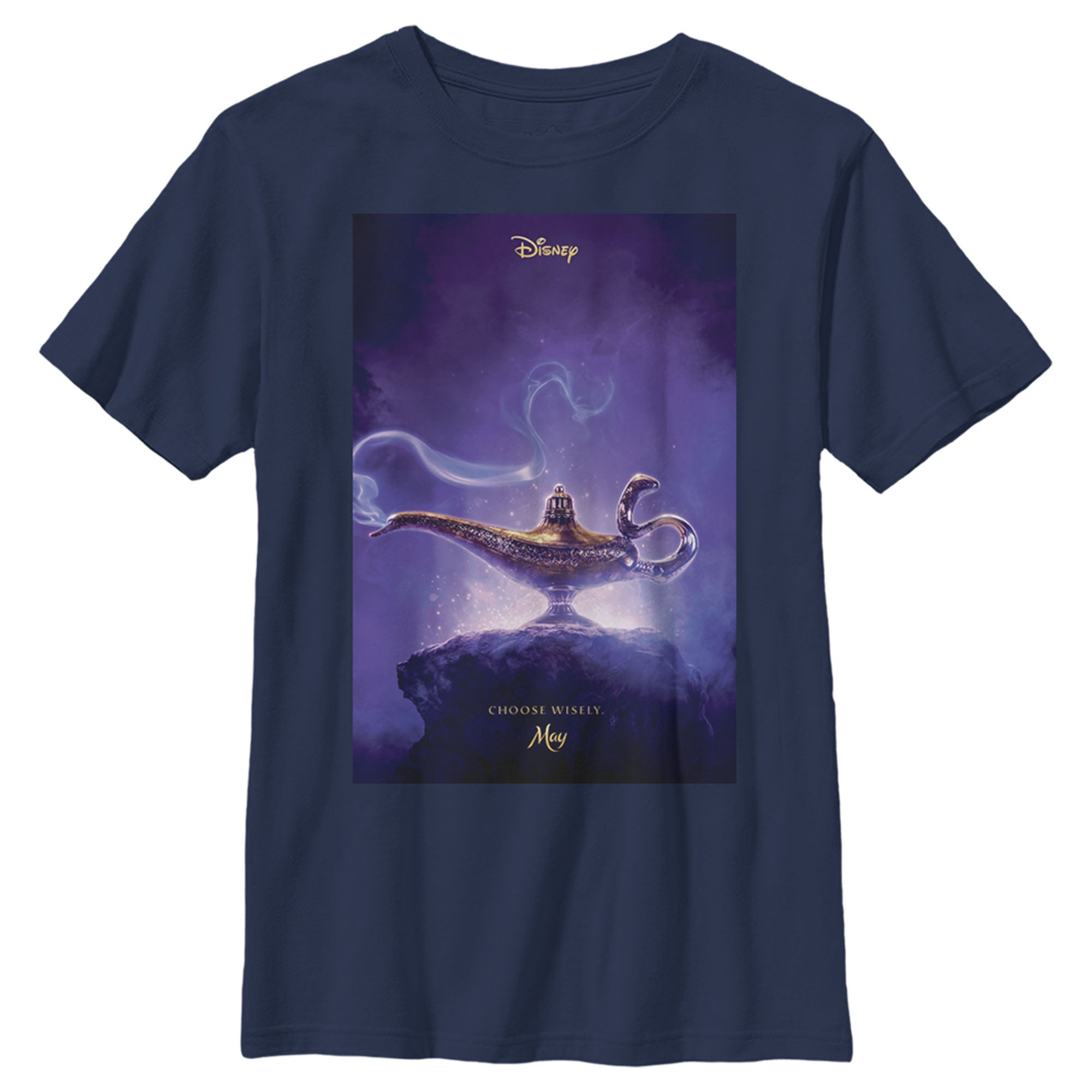 Boy’S Aladdin Aladdin Choose Wisely Movie Poster T-Shirt