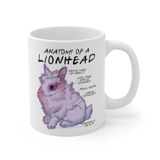 Anatomy Of A Lionhead Rabbit Mug