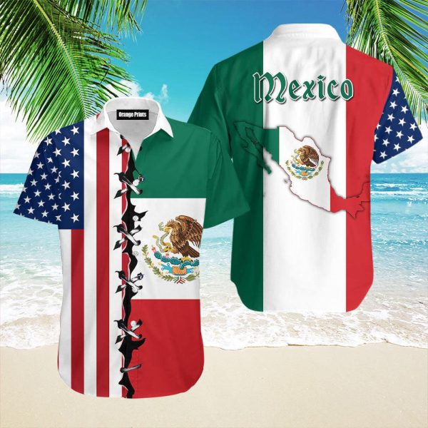 Mexico Flag Hawaii Shirt For Men Women Ha60565