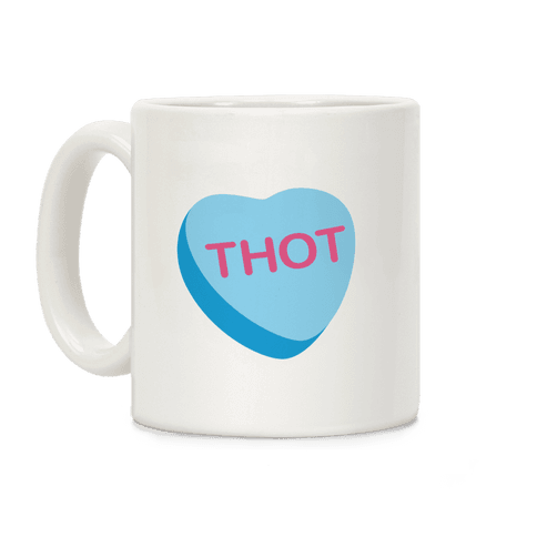 Thot Candy Heart Coffee Mug