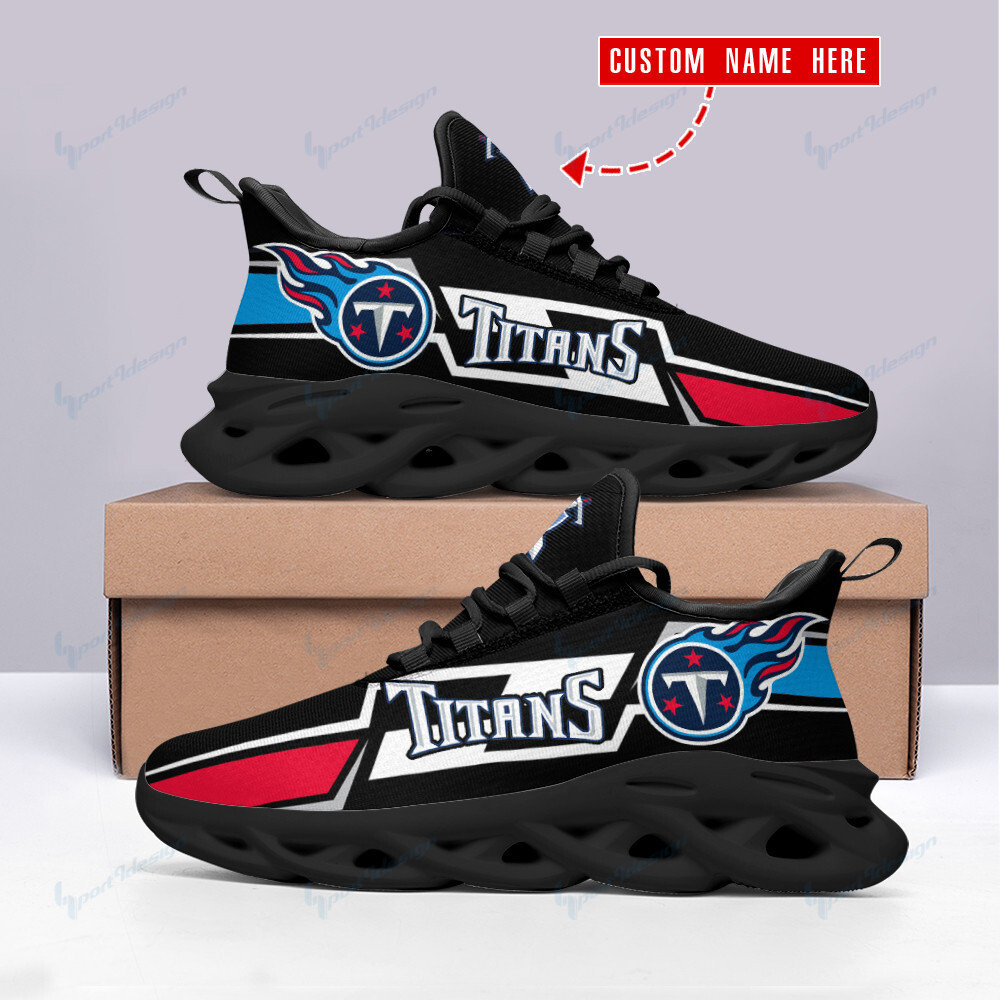 Tennessee Titans Personalized Yezy Running Sneakers Bb389