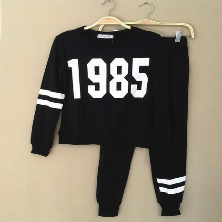 Fashion Sports Suit Digital Printing Hoodie Sweatshirt + Pants Jogging Sportswear 2pc Set