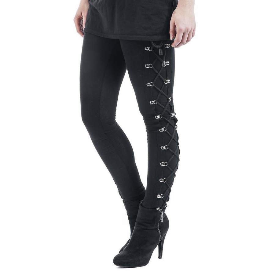 Sexy Black Bandage Leggings - TEENIDI Store