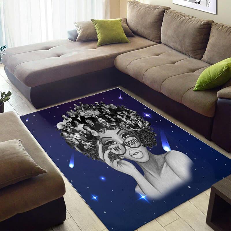 Nice African Style Rugs Beautiful Afrocentric African Woman My Roots African Large Carpet African Living Room Decor WBG4131