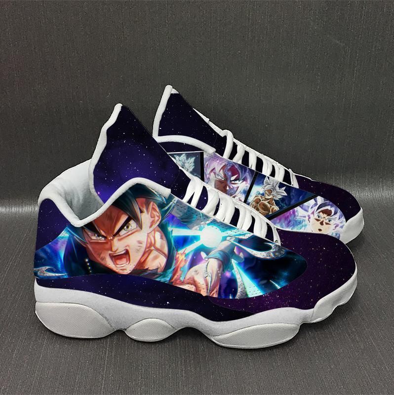 goku dragon ball manga shoes form air jordan 13 sneakers jd13 sneakers personalized shoes design