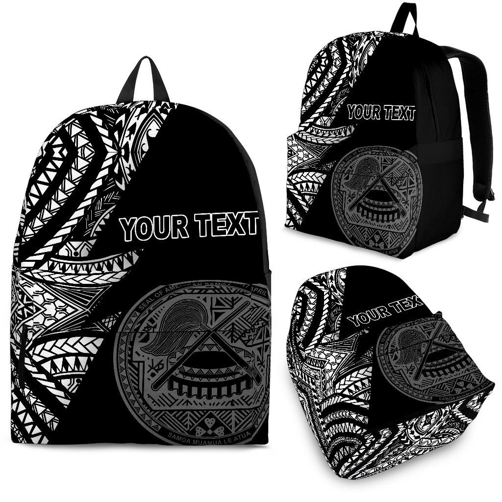 American Samoa Custom Personalised Backpack Flash Black – BN09