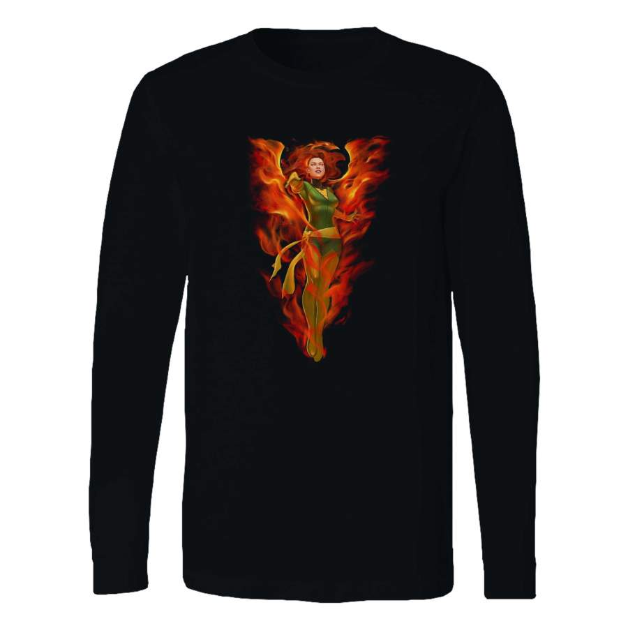 Jean Grey Dark Phoenix Comics Long Sleeve T-Shirt