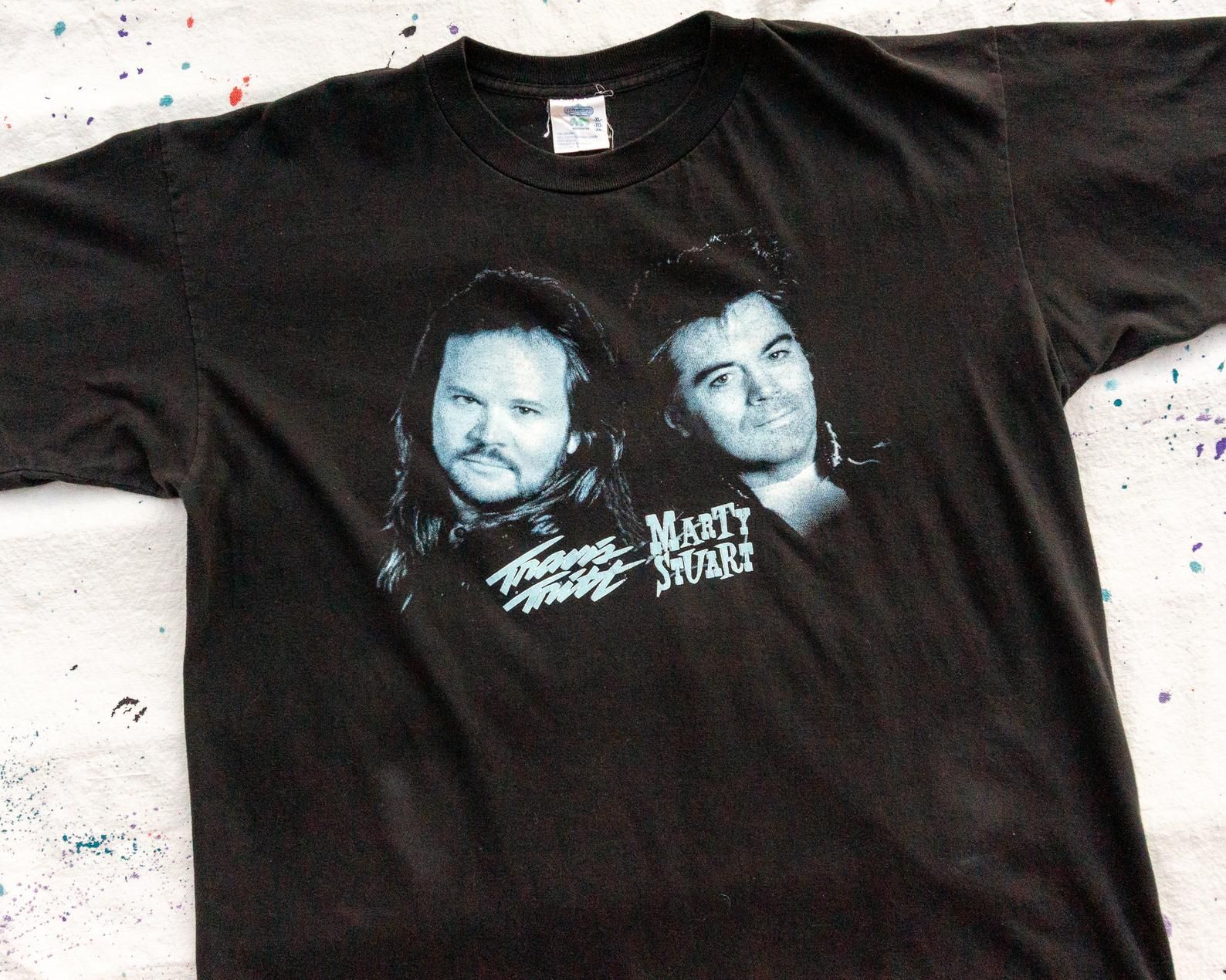 90S Vintage Country Music Shirt Travis Tritt And Marty Stuart 90S Country