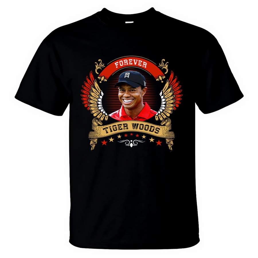 Tiger Woods T Shirt The Golfer Forever Legend Nice Golf Gift Fan Tee Men T-Shirt