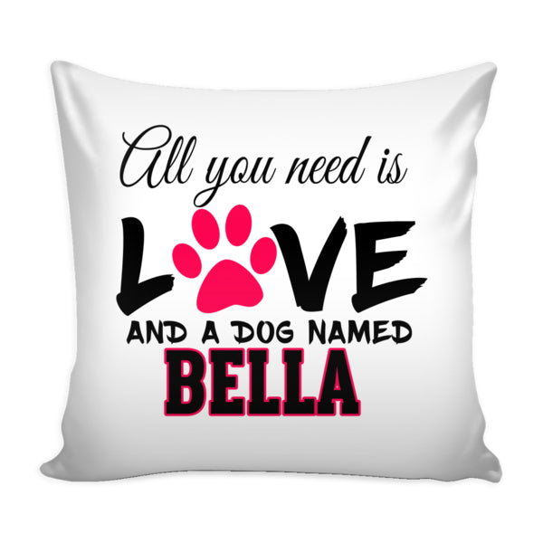 “All You Need Is Love” Dog Pillowcase – Personalized (70% Off Today ) Valentine Special