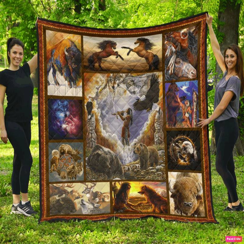 Animal F Native V1 Quilt