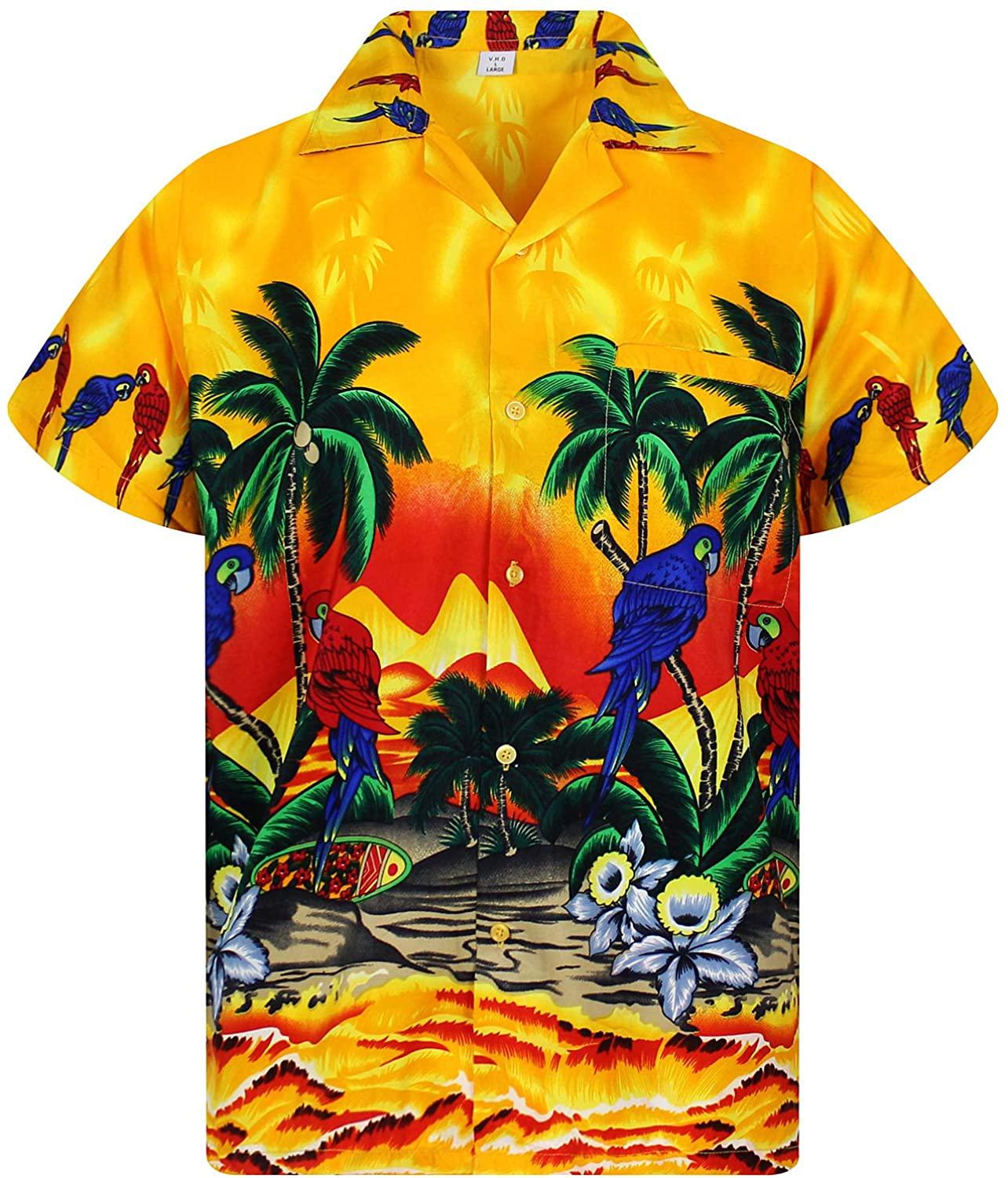 Parrot Flowers Hawaii Shirt For Men Women Adult Ha41397